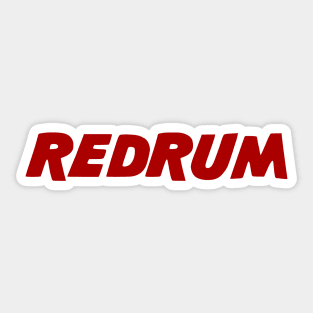 Redrum Sticker